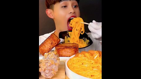 Cheese hot dog sticks, spicy turkey double cheese udon