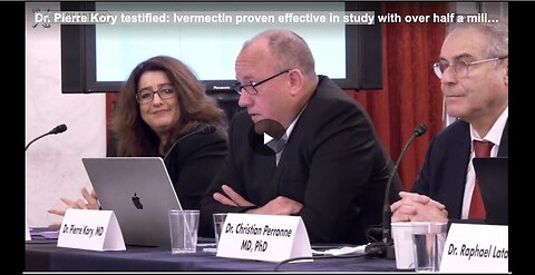 "Dr. Pierre Kory's Testimony: Ivermectin Proven Effective in Study"