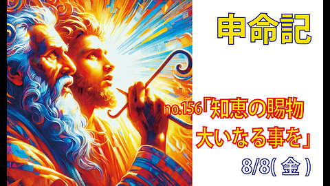 「大いなる事を」(申34.9-12)みことば福音教会2025.8.8(金)