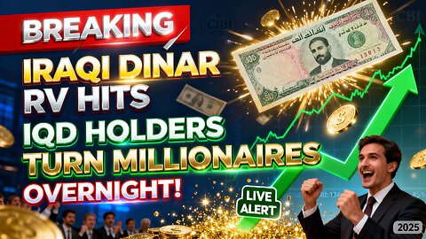 🚨 Breaking Iraqi Dinar RV Hits — IQD Holders Turn Millionaires Overnight! 💥 💥 IQ News 2025