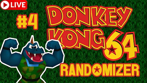 🔴 Donkey Kong 64 DK64 Randomizer! PART 4! Real Nintendo 64 Footage! 1440p!