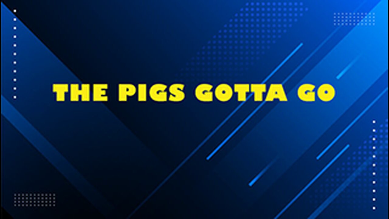 THE PIGS GOTTA GO // Jerrick Lorton