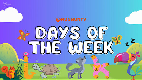 Days of the Week - From Monkey Mondays to Seal-like Sundays!