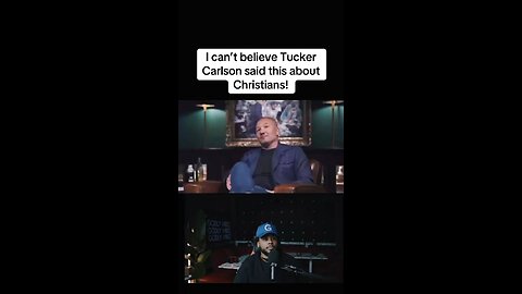 🚨Ex Fox News reporter Tucker Carlson had this to say how about being Christian?🤯