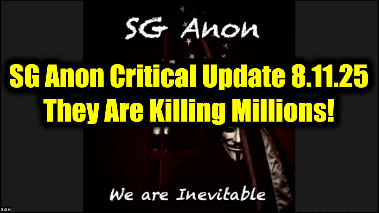 SG ANON Update Aug 11 : "Exposed The Global Trap Meant to Kill Millions!"