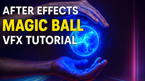 After Effects Hand Magic VFX Tutorial ENGLISH Part 01