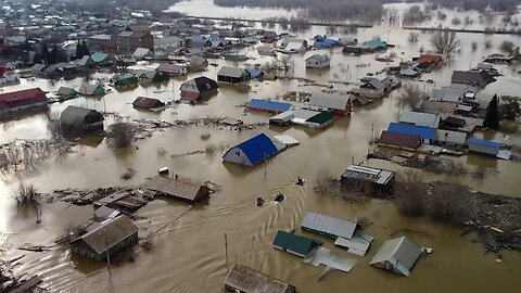 Heavy storm cause flooding in St. Petersburg and Leningrad Region, Russia