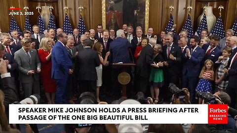 Speaker Johnson Takes Victory Lap After Passing Big Beautiful Bill