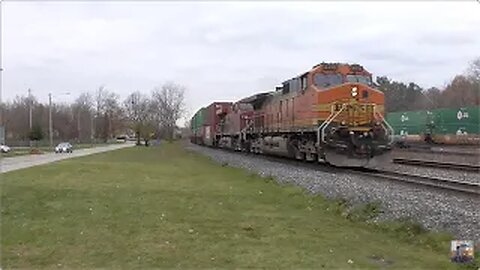 Norfolk Southern and CSX Intermodal Trains from Berea, Ohio November 16, 2024 Part 6