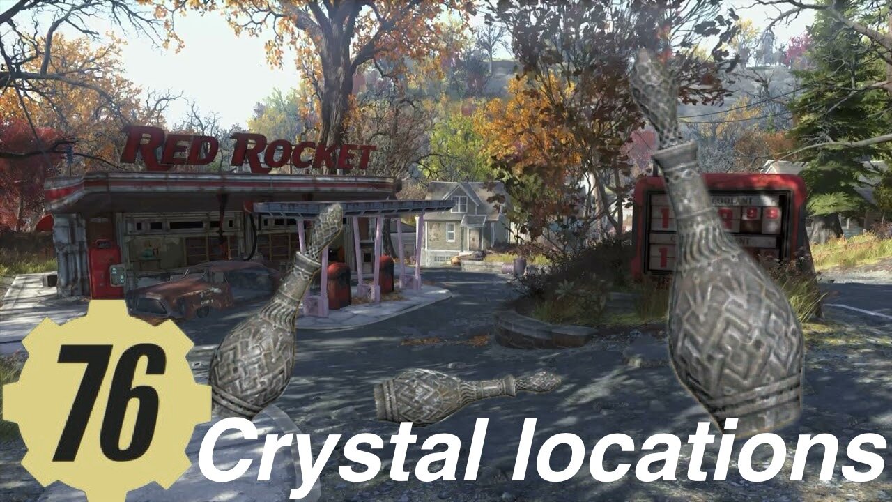 Fallout 76 Crystal locations Daily Challenge, scrap junk to produce crystal