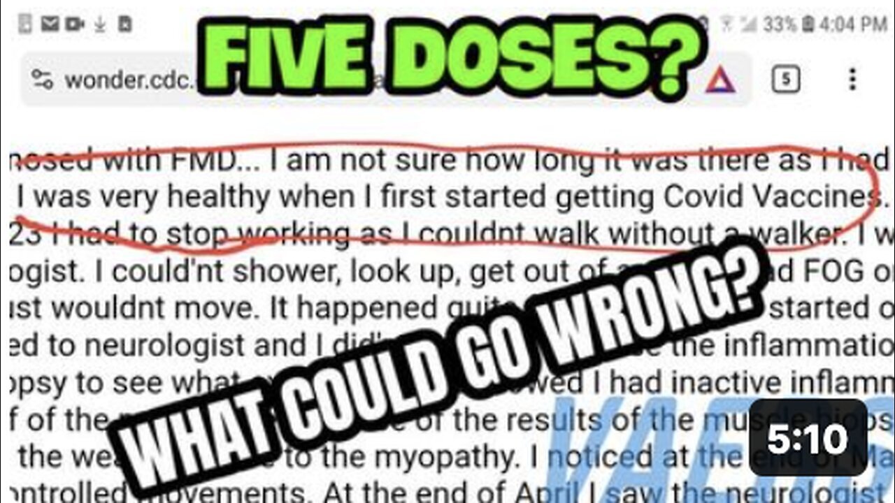 "61-Year-Old Woman Learns Difficult Lesson via VAERS"