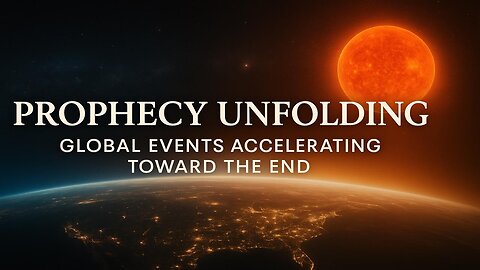 Prophecy Unfolding: Global Events Accelerating Toward The End