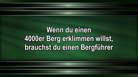 Wenn du einen 4000er Berg erklimmen willst, brauchst du einen Bergführer