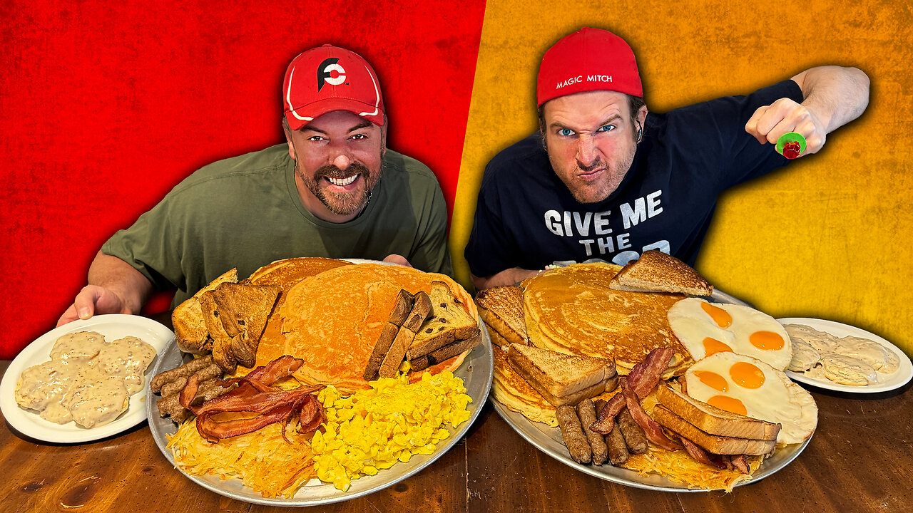 Attempting the ULTIMATE Breakfast Challenge in Michigan!