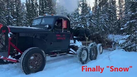 1939 Chevy Snow Truck Testing in the Fresh Snow Dec 16 2025