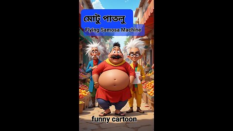 Motu Patlu Funny Cartoon | Flying Samosa Machine Comedy | Motu Patlu Full Episode Style Animation