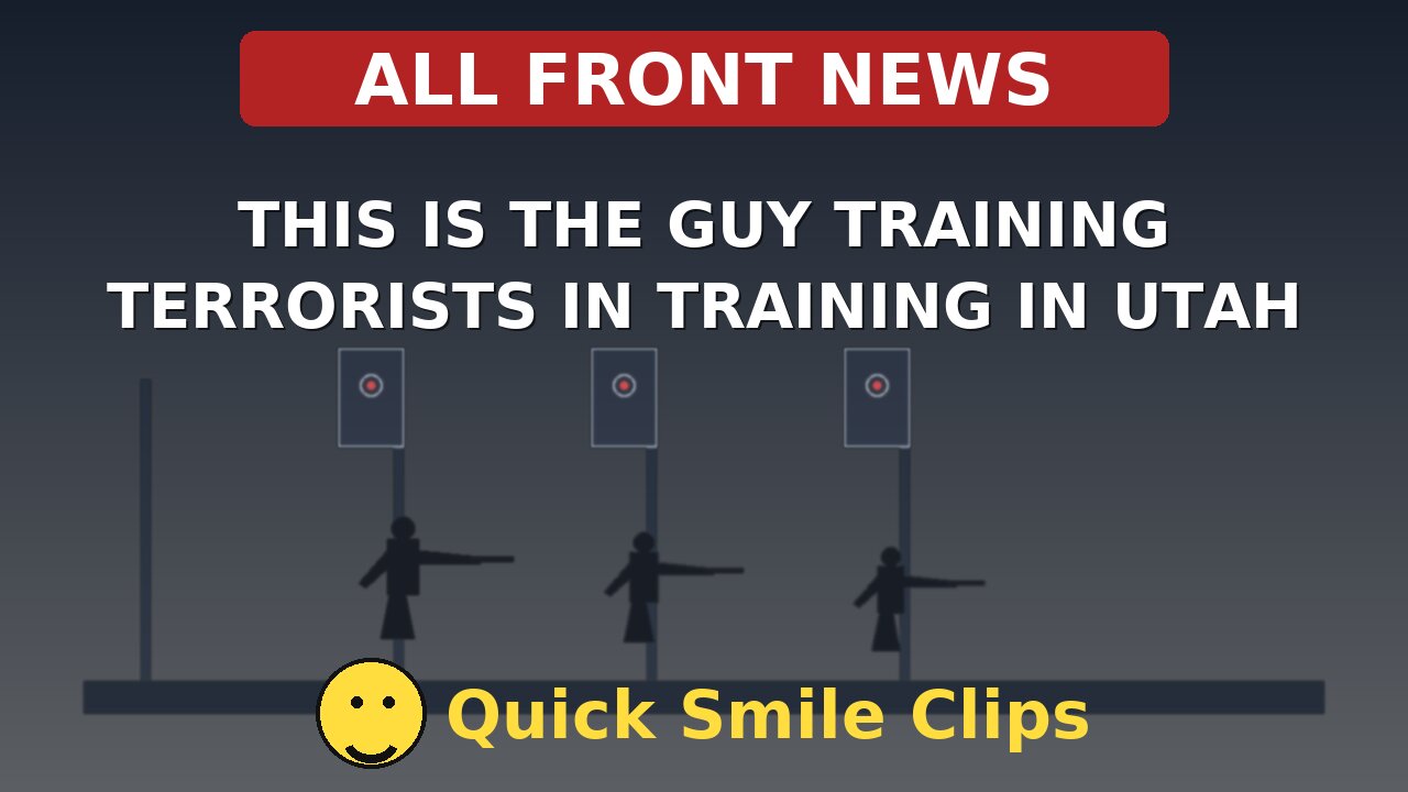 This is the guy training Transgenders to shoot people in UTAH - WTF?