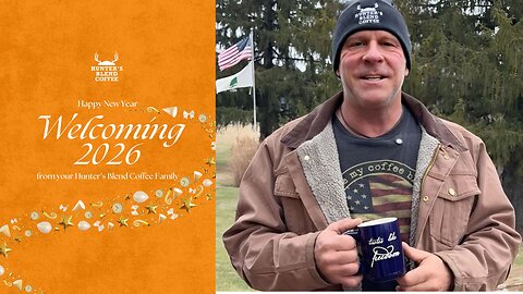 Happy New Year! | Welcome 2026 | Hunter's Blend Coffee