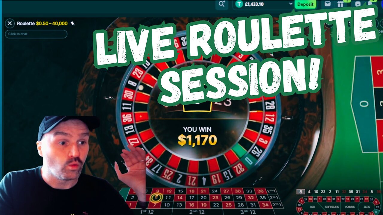 New Video! BIG Roulette Session!