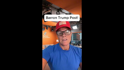 MESSAGE FROM BARRON TRUMP