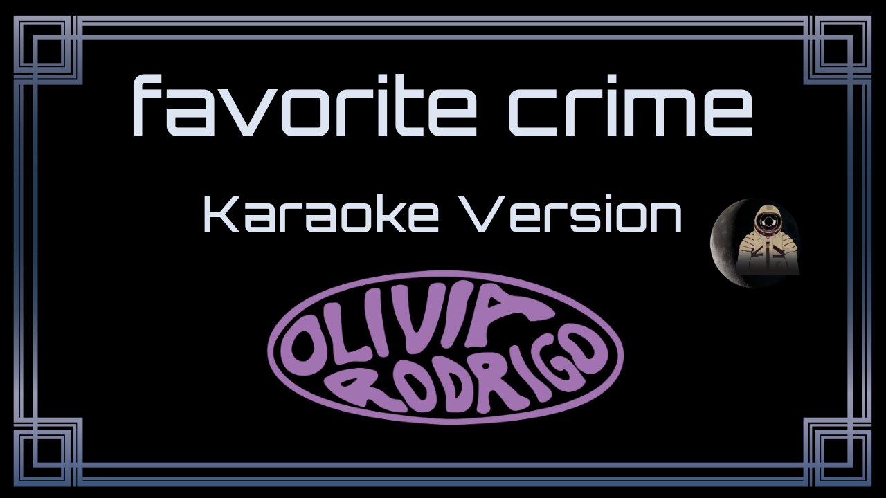 Olivia Rodrigo - favorite crime (CC)