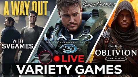 🔴LIVE IN 1440p! - Oblivion Remastered, HALO 3 Rumble Spartans, A Way Out w/svgames - Come Hang Out!