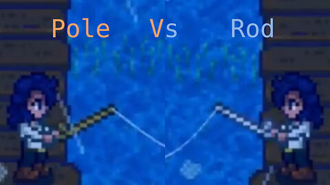 Pole vs Rod 🎣