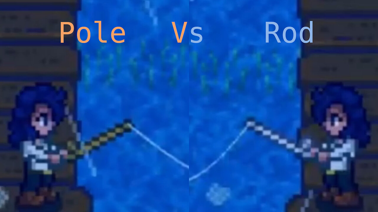 Pole vs Rod 🎣