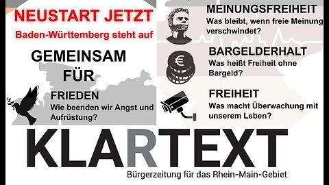 #NeustartJetzt #Frieden #Meinungsfreiheit #Bargeld #Freiheit #Reutlingen #Livestream