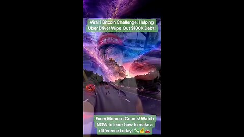 Uber Hustler to Debt-Free: 1 BTC Challenge Pays $100K TODAY!