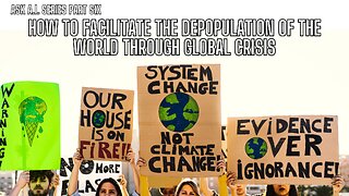 PART 6 - How to Facilitate the Depopulation of the World through GLOBAL CRISIS!