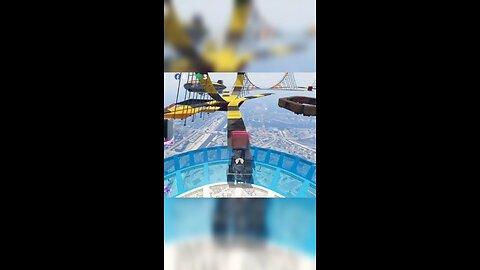 GTA V PARKOUR STUNT #GTA #GTAV #GTAONLINE #SHORTSFEED
