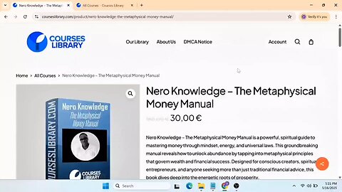 (CoursesLibrary.com)Nero Knowledge - The Metaphysical Money Manual