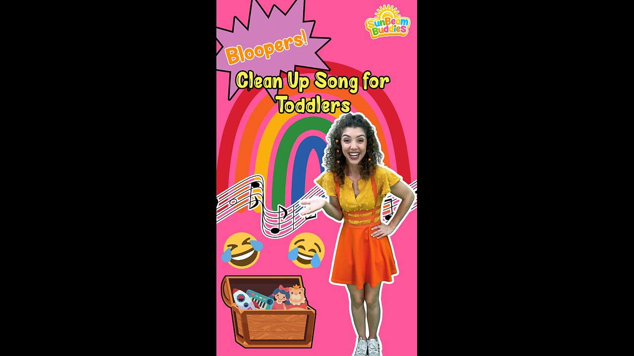 Clean up song for toddlers BLOOPERS 😆
