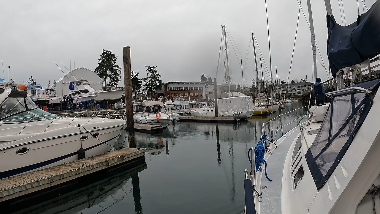 Day 1&2 of delivery of 430 Hunter from Victoria to Sidney. Dropped off at Gartside for engine swap