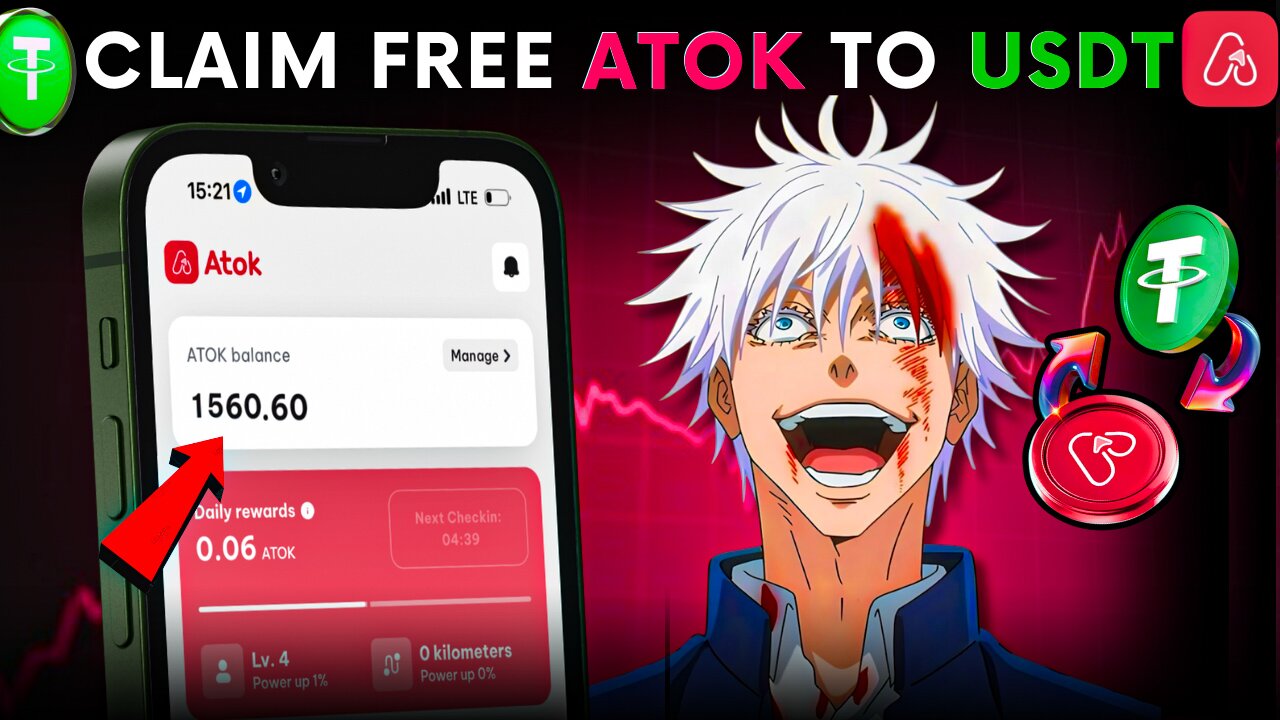 Claim Free 100 Atok Tokens Daily | Atok Mining App