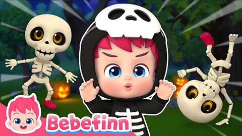 Chumbala Cachumbala Bebefinn Skeleton Dance | Halloween Songs for Kids |
