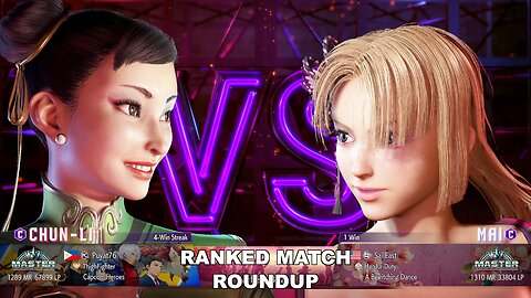 Kuya Kalbo SF6 Ranked Match Roundup. Chun Li Master Rank [Hori Fight Stick]