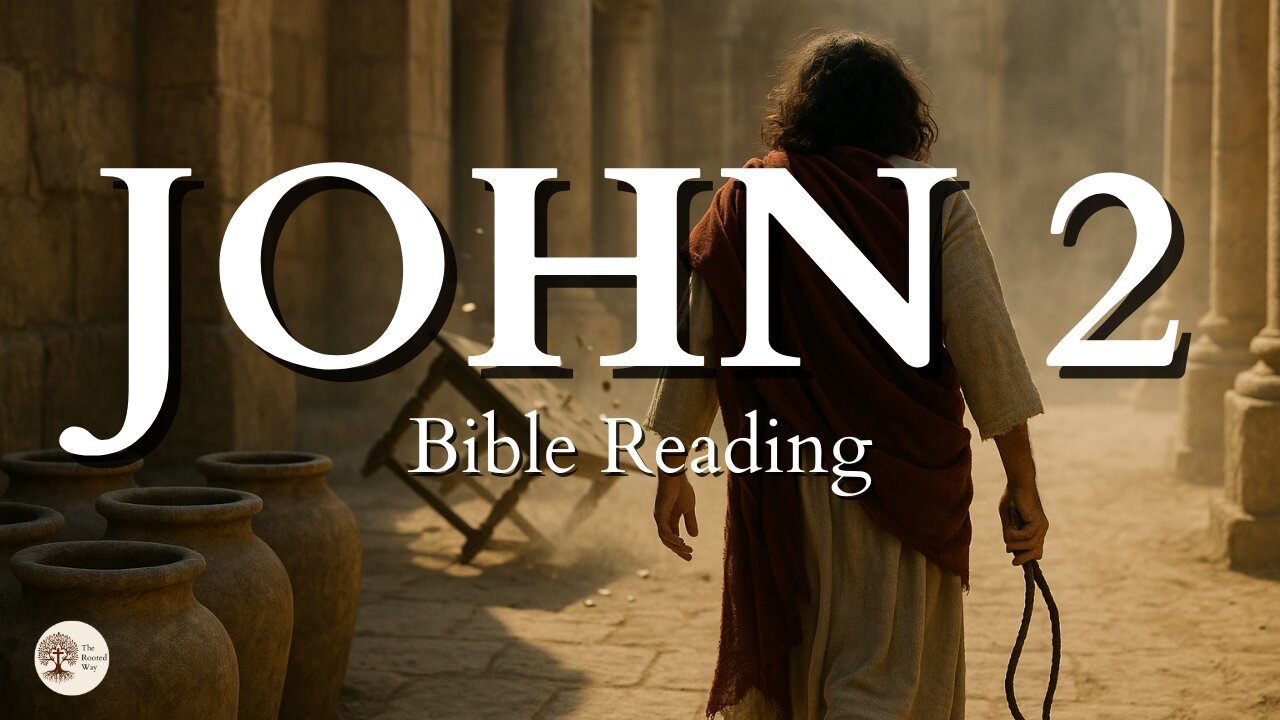 Book of John Chapter 2 | Peaceful Bible Gospel Audio Reading for Stillness and Scripture Meditation