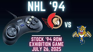 NHL '94: Senators (Len the Lengend) at Panthers (Gambi) {Genesis} - Exhibition 160 (OT!)