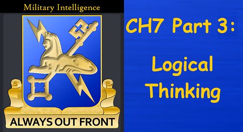 How I Found Thoth's Spaceship / CH7 Part 3: Logical Thinking
