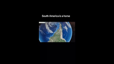 South America is a horse
