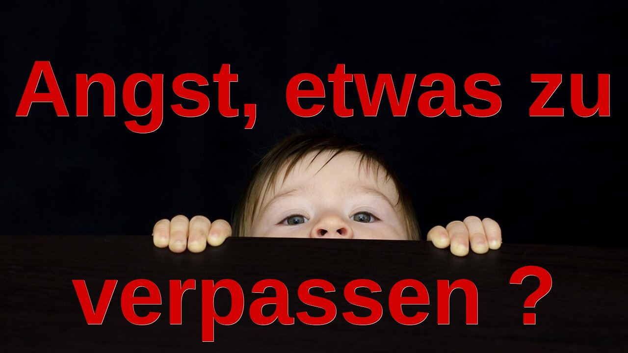 MeGGi - Angst, etwas zu verpassen ?