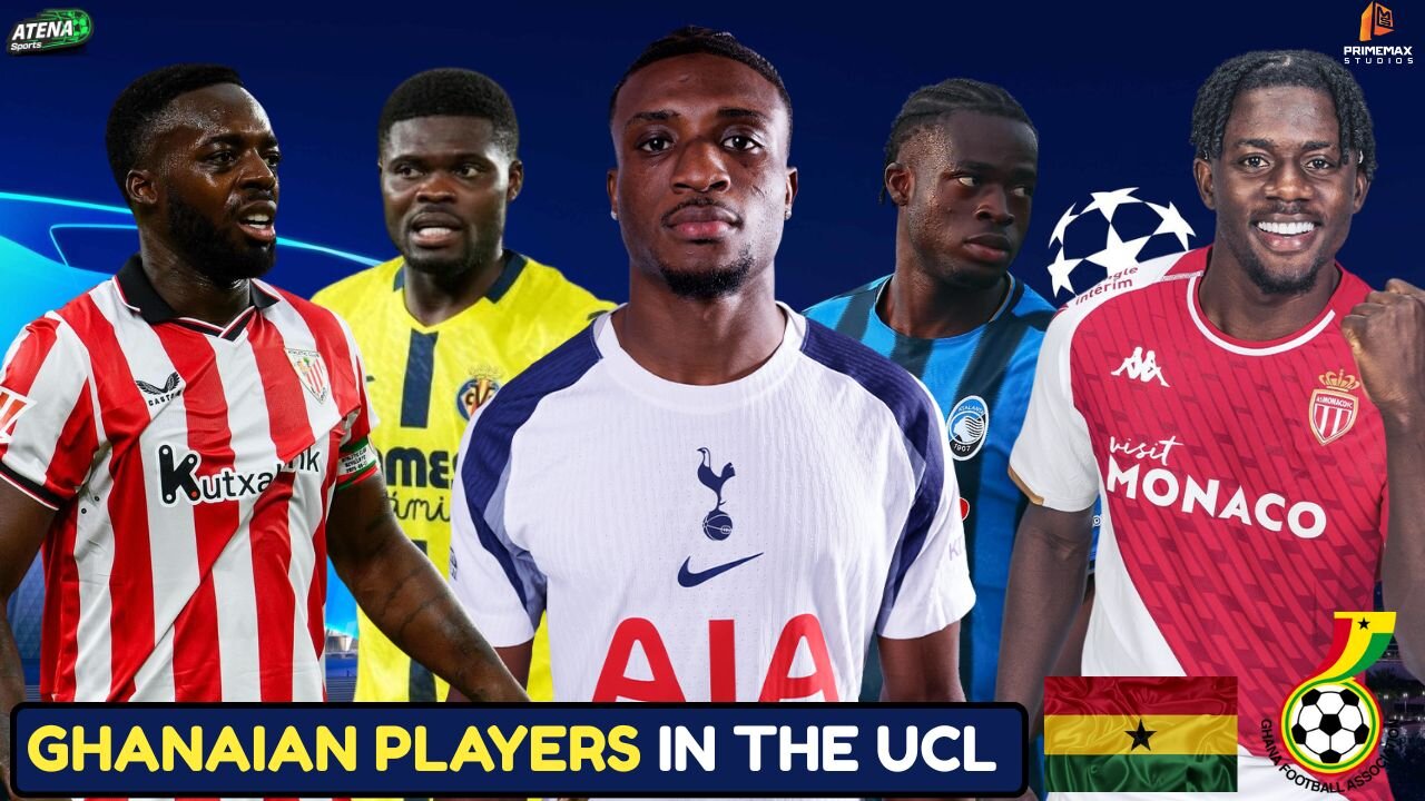 Official Seven (7) Ghanaian 🇬🇭 Players that will play in 2025/2026 Uefa Champions League 🏆