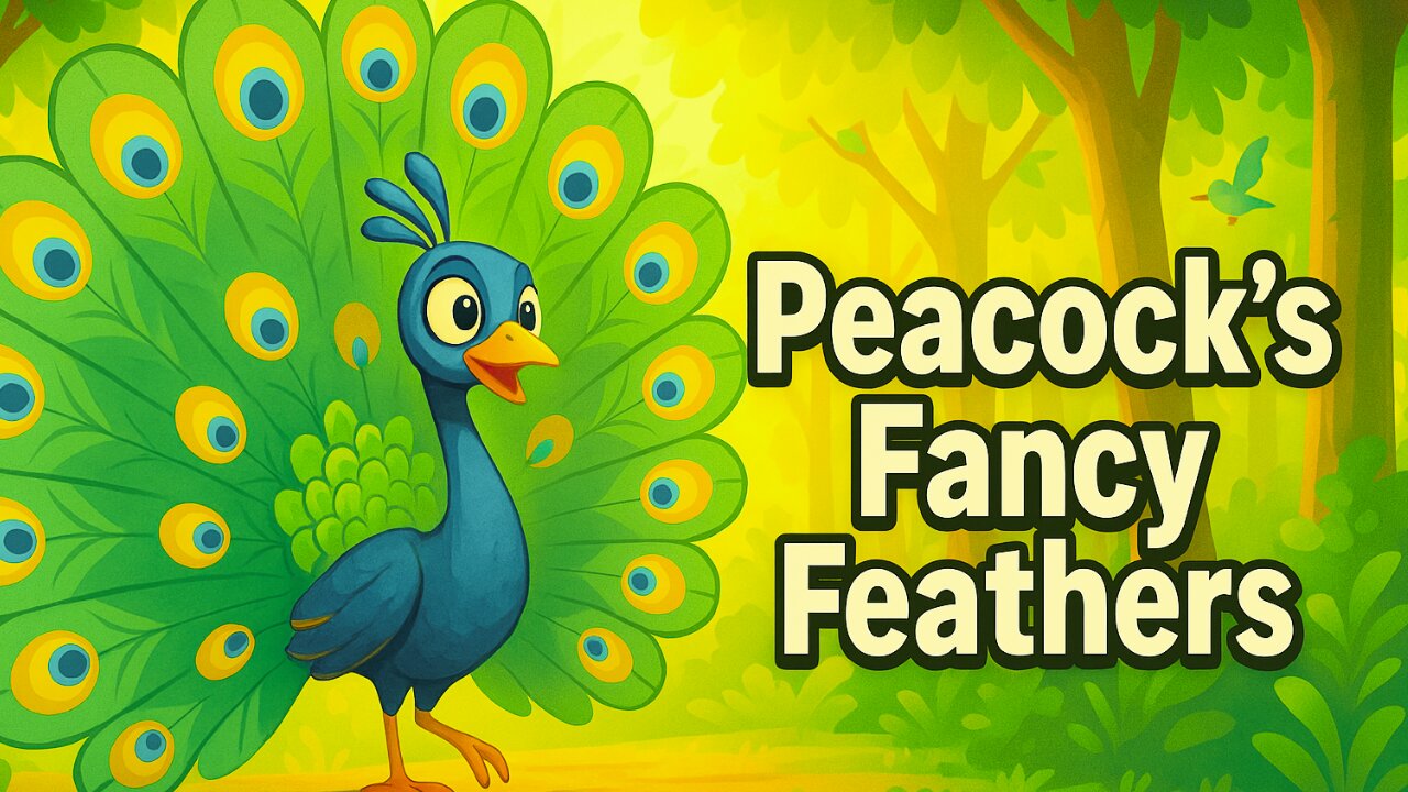 Peacock’s Fancy Feathers | Colorful Animal Dance Song for Kids