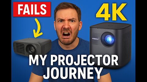 🔧✨ From Fails to 4K: My Projector Journey & Fresh Start! 🎥📽️