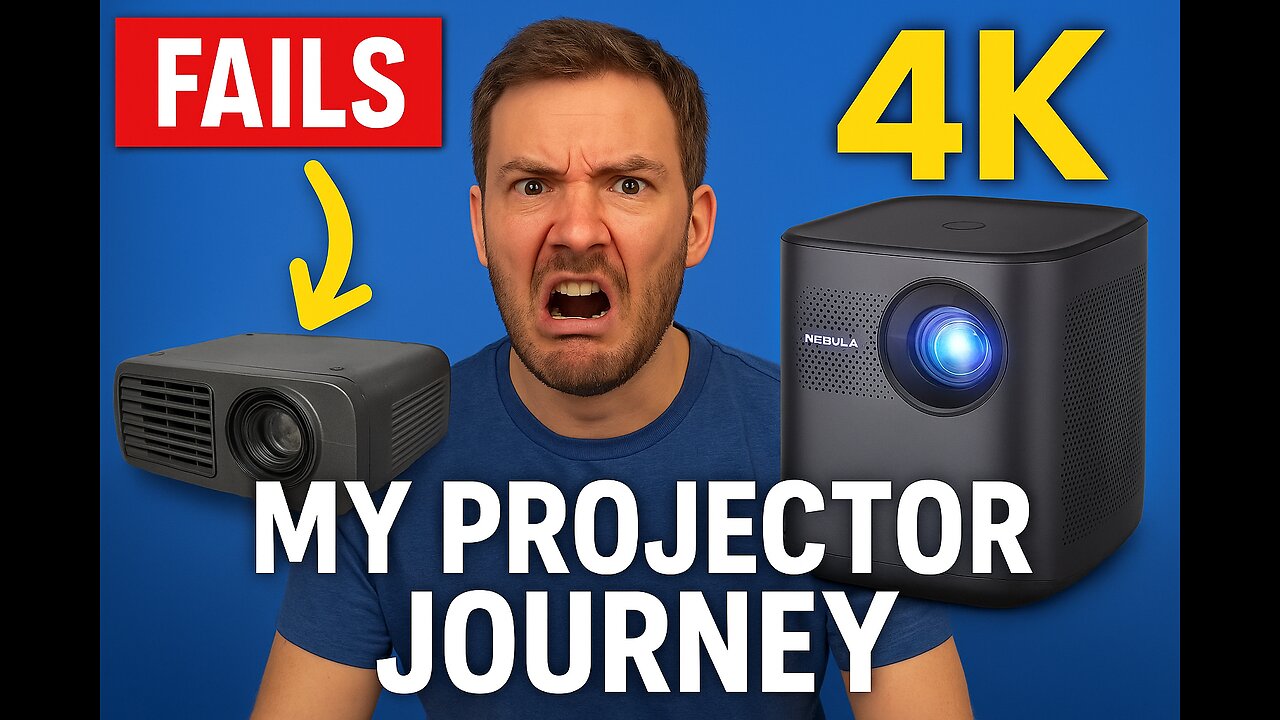 🎬💥 From Fails to 4K: My Epic Projector Comeback Begins NOW! 🚀📽️