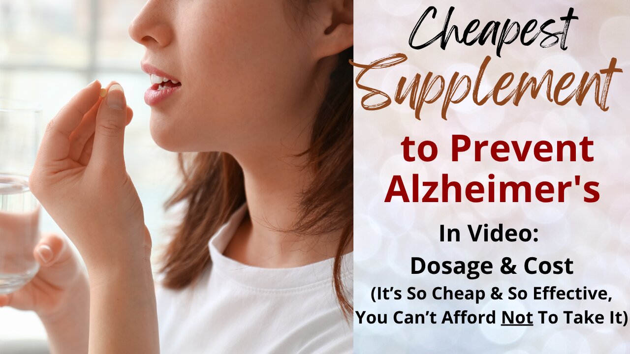 Don't Miss This Top Supplement to Head off Alzheimer's