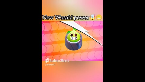 New Wasabi power😜🤩 #short #shorts #supercell #super #shortvideo #brawlstars #brawl