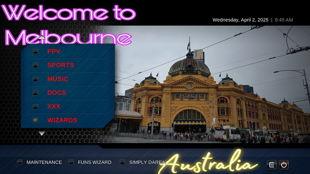 Welcome to Melbourne Kodi Build